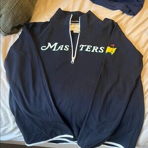 Masters Dark Blue Zip-Up Pullover